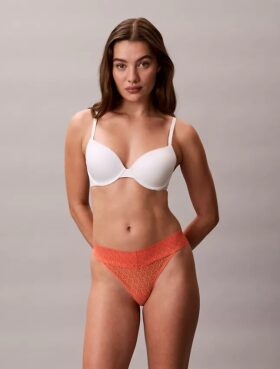 Thong in pizzo con logo Icon