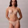 Thong in pizzo con logo Icon