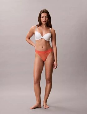 Thong in pizzo con logo Icon