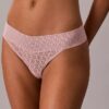 Thong in pizzo con logo Icon