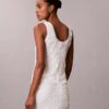 Top a spalline con paillettes