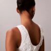 Top a spalline con paillettes