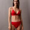 Top bikini a triangolo con logo moderno Top bikini a triangolo con logo moderno