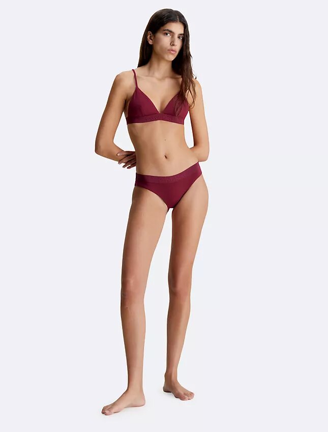 Top bikini a triangolo in tinta Top bikini a triangolo in tinta