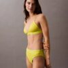 Top bikini triangolare con logo moderno Top bikini triangolare con logo moderno