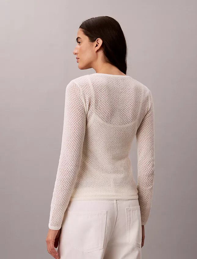 Top bouclé pointelle Top bouclé pointelle