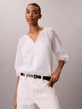 Top leggero in misto cotone