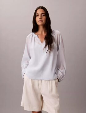 Top leggero in misto cotone