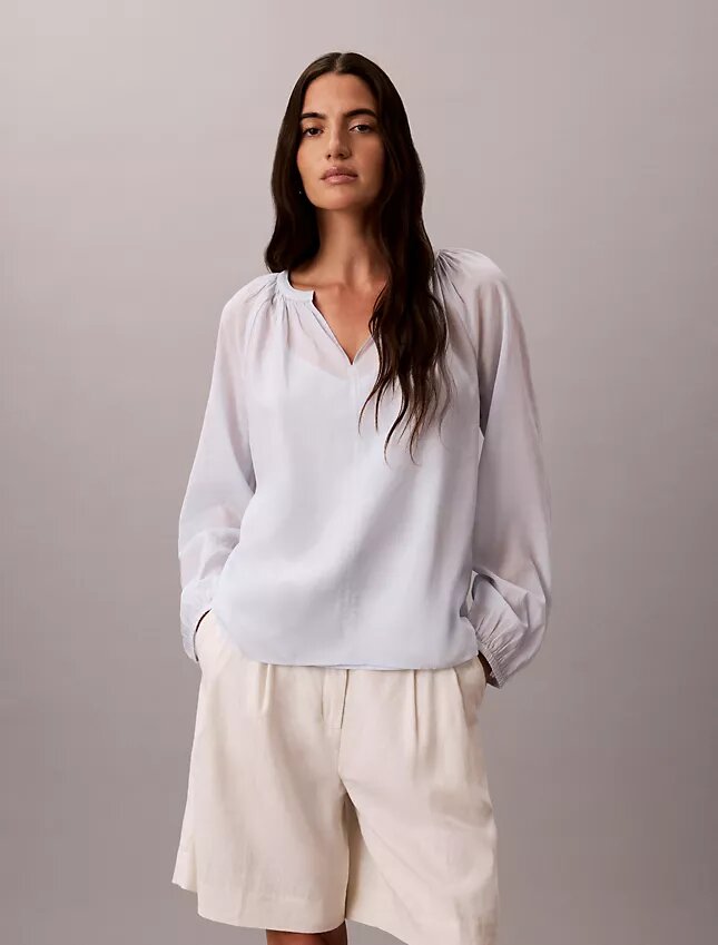 Top leggero in misto cotone Top leggero in misto cotone