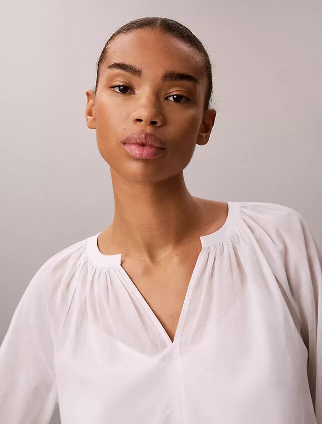 Top leggero in misto cotone Top leggero in misto cotone