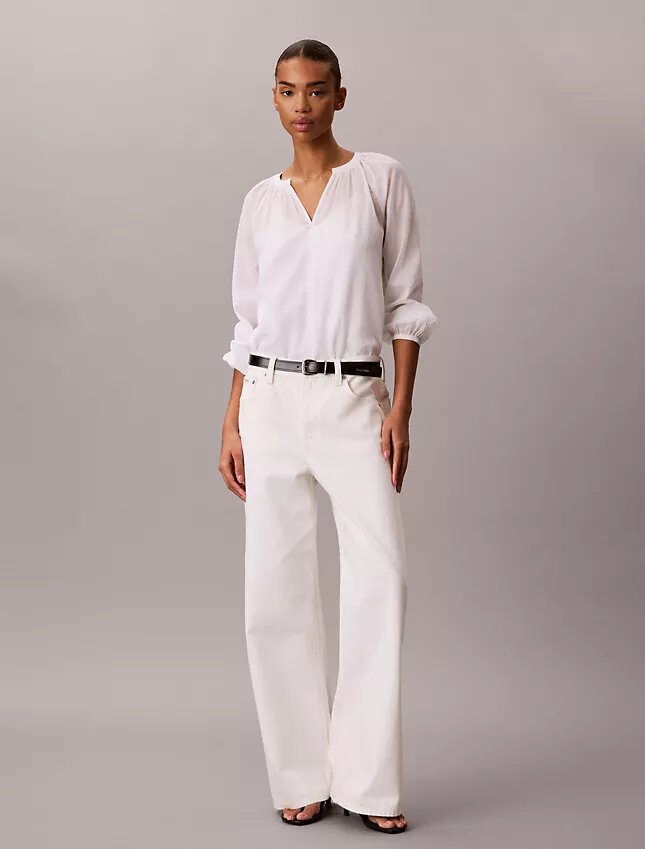 Top leggero in misto cotone Top leggero in misto cotone