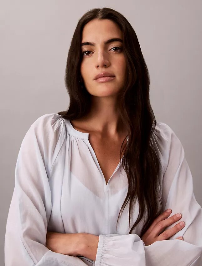 Top leggero in misto cotone Top leggero in misto cotone
