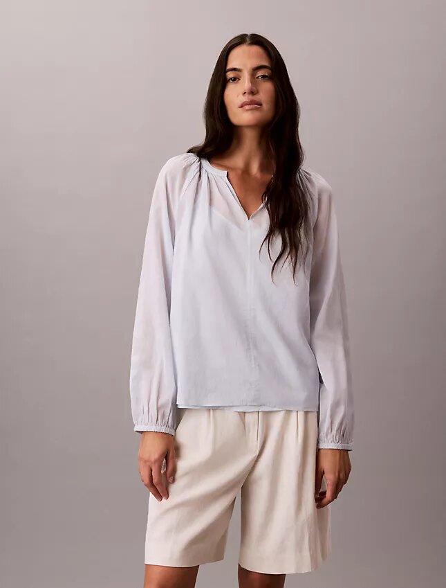 Top leggero in misto cotone Top leggero in misto cotone