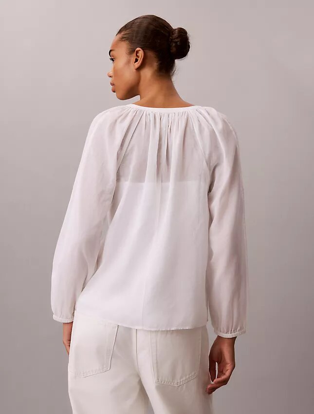 Top leggero in misto cotone Top leggero in misto cotone
