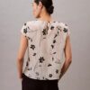 Top smockato con stampa floreale Top smockato con stampa floreale