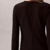 Top tunica slim in maglia sartoriale Top tunica slim in maglia sartoriale