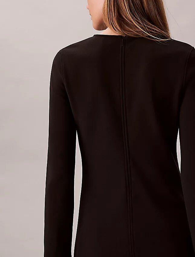 Top tunica slim in maglia sartoriale Top tunica slim in maglia sartoriale