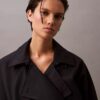 Trench lungo in misto twill di lana Trench lungo in misto twill di lana