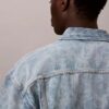 Trucker Jacket in Denim anni ’90 con Monogram su tutta la superficie Trucker Jacket in Denim anni ’90 con Monogram su tutta la superficie