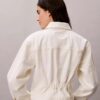 Trucker Jacket in Denim con vita stretta Trucker Jacket in Denim con vita stretta