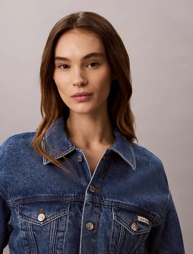 Trucker Jacket in denim corta Trucker Jacket in denim corta