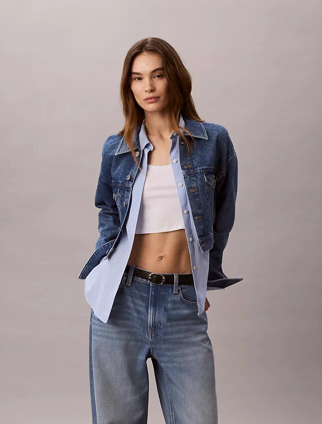 Trucker Jacket in denim corta Trucker Jacket in denim corta