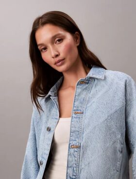Trucker Jacket in Denim dal taglio morbido