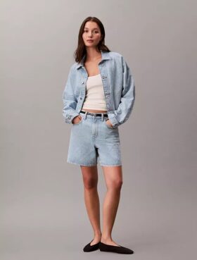 Trucker Jacket in Denim dal taglio morbido