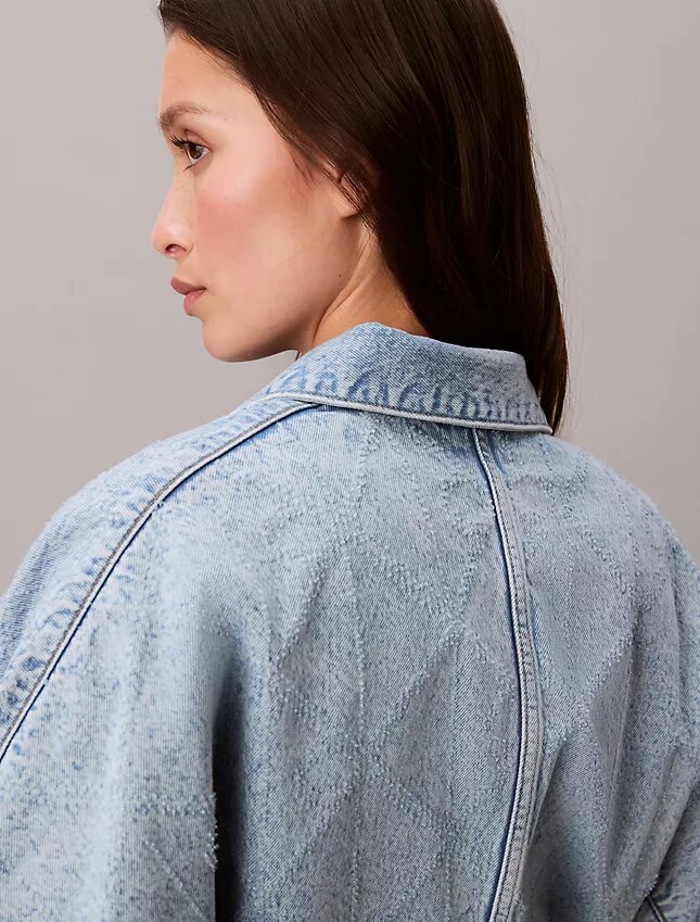 Trucker Jacket in Denim dal taglio morbido Trucker Jacket in Denim dal taglio morbido