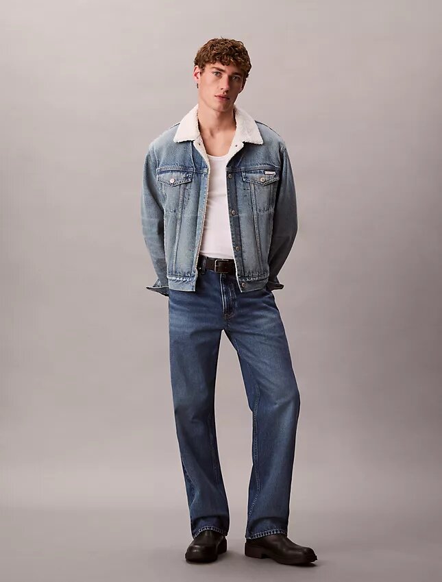 Trucker Jacket in sherpa anni ’90 Trucker Jacket in sherpa anni ’90