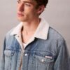 Trucker Jacket in sherpa anni ’90 Trucker Jacket in sherpa anni ’90