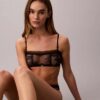 Unlined Bandeau Bra Ck Black Bridal Unlined Bandeau Bra Ck Black Bridal