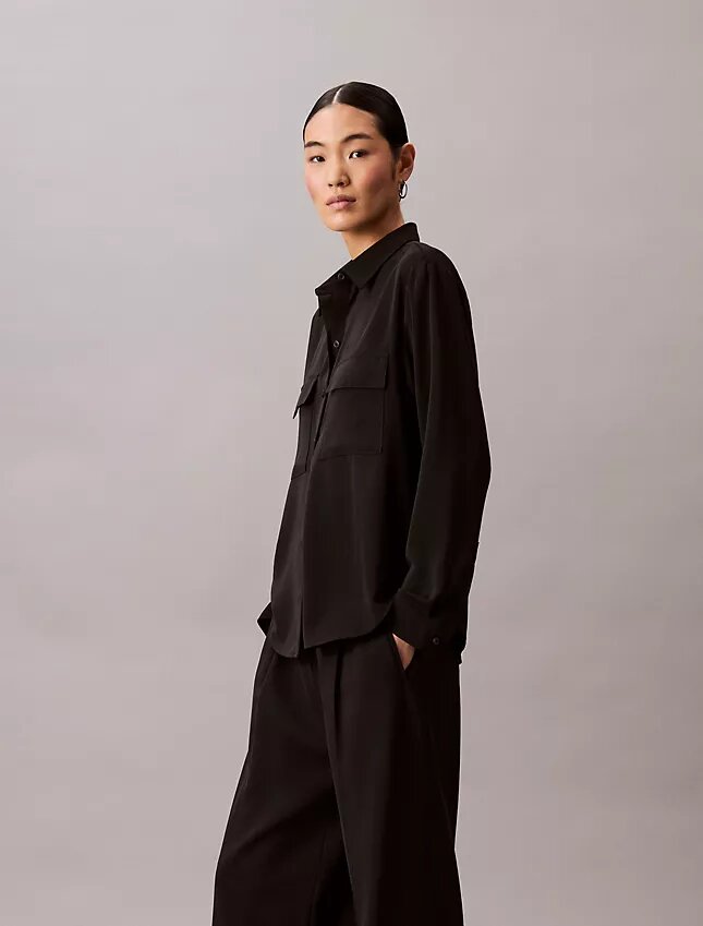 Utility Shirt button-down dal taglio morbido Utility Shirt button-down dal taglio morbido