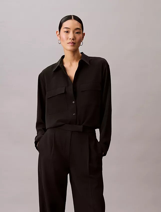 Utility Shirt button-down dal taglio morbido Utility Shirt button-down dal taglio morbido