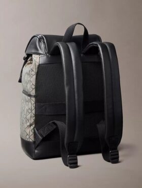 Zaino con logo jacquard