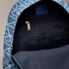 Zaino in Denim con logo a tutto campo Zaino in Denim con logo a tutto campo