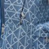 Zaino in Denim con logo a tutto campo Zaino in Denim con logo a tutto campo