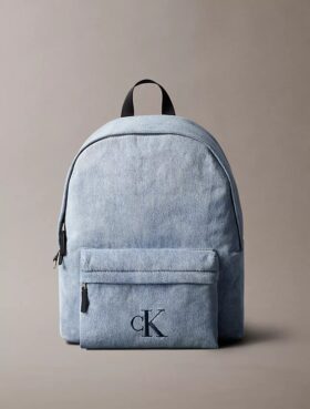 Zaino in Denim con logo Monogram